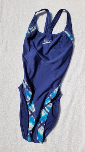Speedo badeanzug glossy blue - speedo,