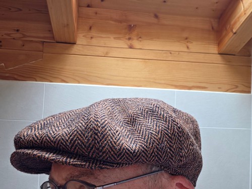 Harris tweed newsboy - newsboy, cap