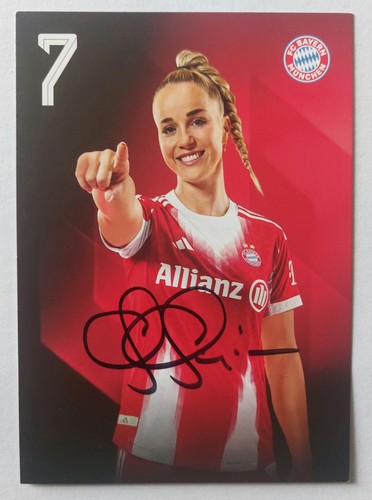 Giulia gwinn autogrammkarte - autogrammkarte, fc