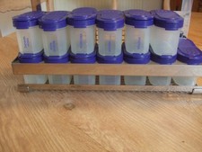 Rösle Gewürzregal mit  9 Tupperwürzzwerge