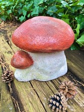 Steinpilz Pilz Deko-Pilz Herbstdeko groß Dm ca. 20cm x 22cm hoch Beton