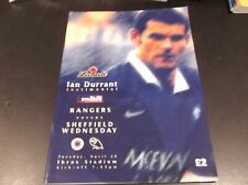 RANGERS V SHEFFIELD WEDNEDAY