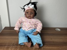 Künstlerpuppe Waltraud Hanl Vinyl Puppe 52 cm. Top Zustand