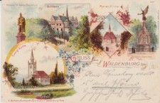 Ansichtskarte schlesien gruss - ansichtskarte,