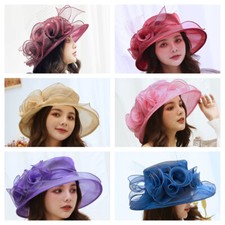 Organza Damen Netzmütze Sonne