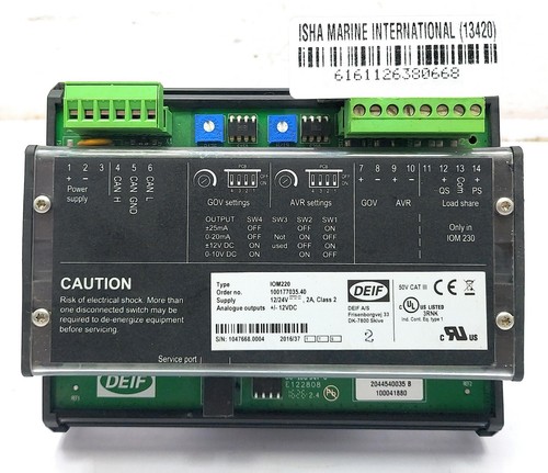 Deif iom 220 analog - deif, leistung