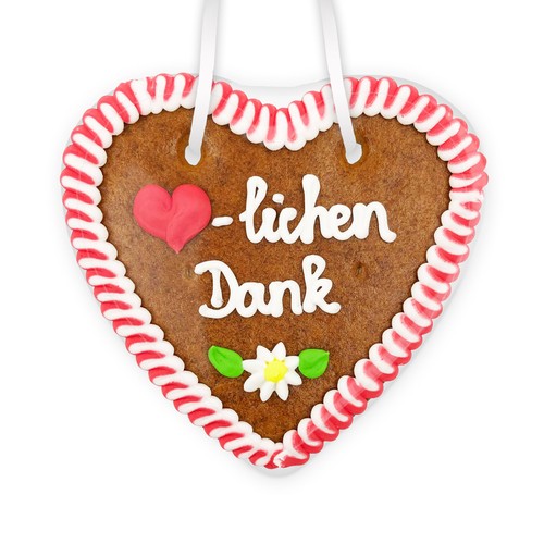 Lebkuchenherz 14cm - 14cm,