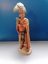 CASTAGNA INDIANERFIGUR 0764 MONTEZUMA 1999 SAMMLERFIGUR 19CM AZTEKENHERRSCHER