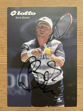 Autogramm Boris Becker, Lotto, Tennis
