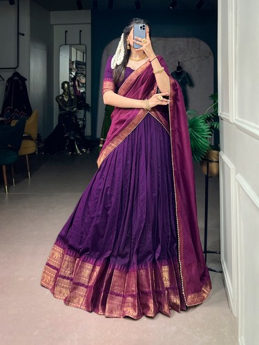 Royal purple polycotton - royal,