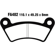 EBC Sinter Bremsklötze für Schlamm und Alltagseinsatz vorne für: Linhai CUV Jobb