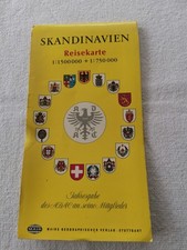 Karte Skandinavien, ADAC