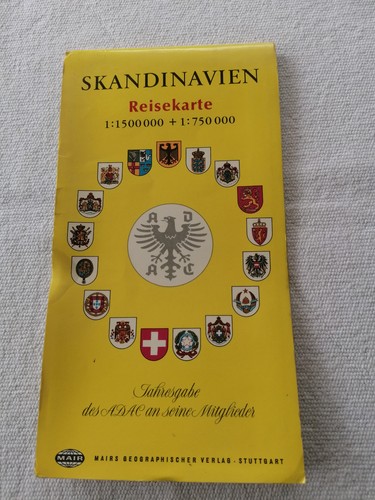 Karte skandinavien adac - karte,