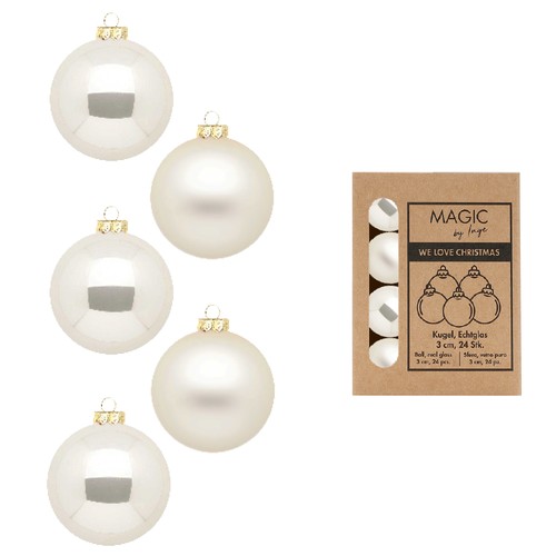 Weihnachtskugeln 3cm glas - weihnachtskugeln,