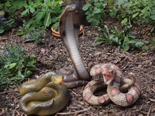 Schlange Deko Figur Kobra