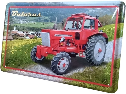 Blechschild 20x30 belarus - 20x30, ddr