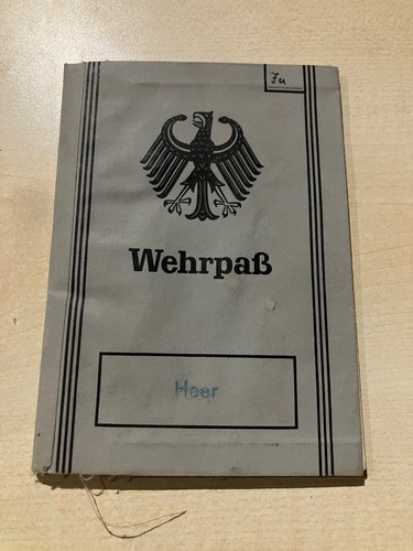 Wehrpaß bundeswehr von 1964 - von,