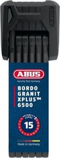 ABUS Faltschloss Bordo Granit XPlus 6500/85 ST mit Schlosstasche Fahrradschlo M4