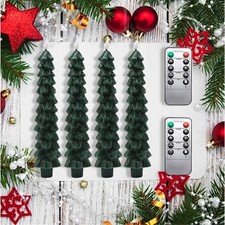 4 PCS Set Stabkerzen LED