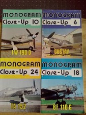 Monogram Close Up : 10/18/24 /6 :Fw-190D,Bf-110G,Ta-152,Me-109G