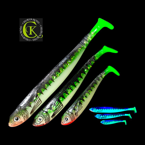 13cm stint gummifisch - 3x,