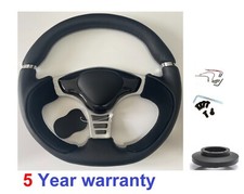 Wildleder Lenkrad und Boss Set