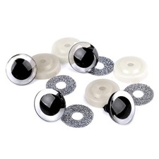 5 Paar Glitzeraugen 12 - 40mm