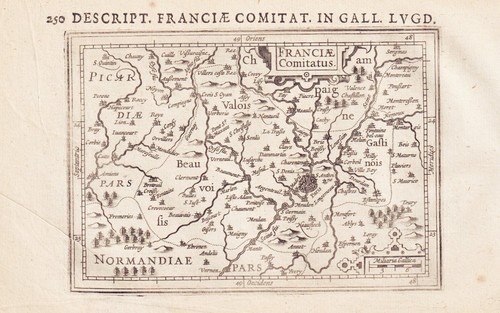 Ile france paris - paris, map