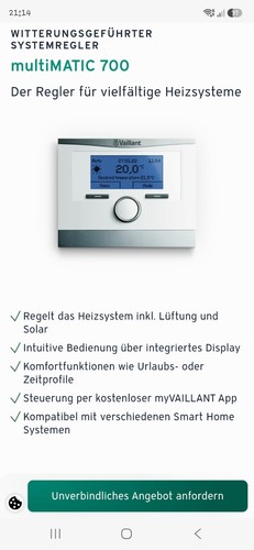 Vaillant vrc 700 system - vaillant,