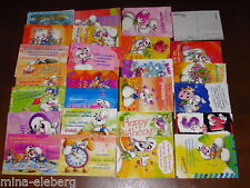 Diddl Postkarte H -Serie Deutsch AUSSUCHEN Rarität NEU 1-94 Rückseite grau