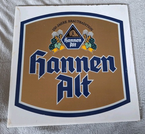 Vintage bierschild hannen alt - vintage,