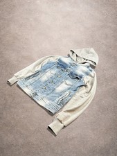 Jeansjacke mit Kapuze Damen M
