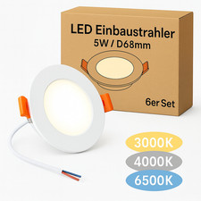 6x LED Einbaustrahler Ultra