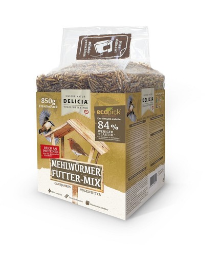 Delicia mehlwürmer 850g - mehlwürmer,