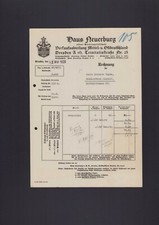 DRESDEN, Rechnung 1929, Haus