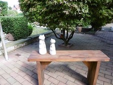 Gartenbank Paul Holzbank klein 1m Ofenbank Sitzbank Bank Braun Kinder Geschenk 