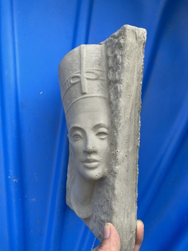 Steinfigur frau nofretete - steinfigur,