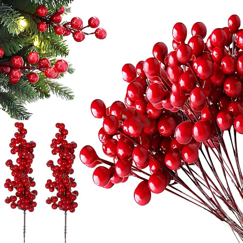 Künstliche rote beeren - künstliche,