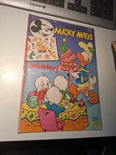 MICKY MAUS #52 1989  MIT BEILAGE RUBBELBILDER MIT VICAR & BRANCA