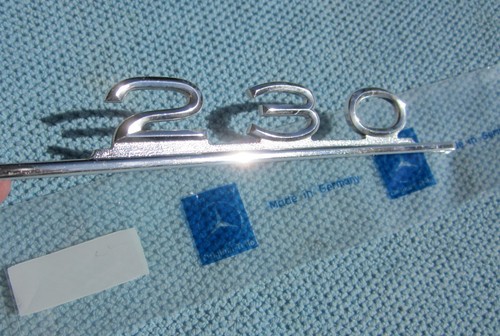 Mercedes benz heck emblem 230 - mercedes-benz, heck-emblem