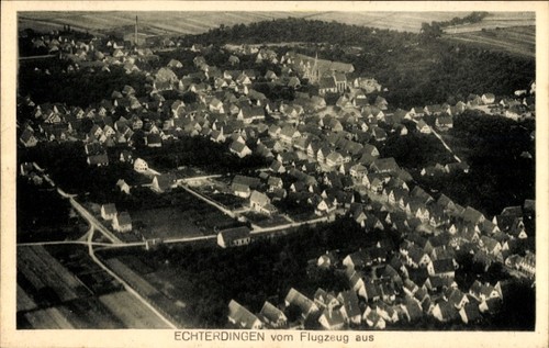 Echterdingen auf den - ak,