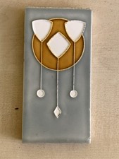 jugendstil Fliese Ca. 15x7cm