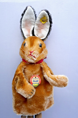 Vintage steiff handpuppe hase - handpuppe,