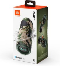 JBL Flip 7 kabelloser tragbarer Bluetooth-Lautsprecher Squad Camouflag - NEU&OVP