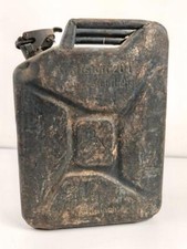 Kraftstoff Kanister Wehrmacht 20 Liter datiert 1942. Originallack, ungereinigt, 