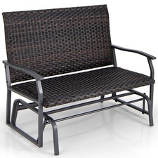 2-Sitzer Gartenbank Polyrattan