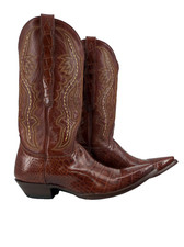 Marlboro Classics Damen Cowboy Stiefel Braun Größe 40