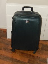 Trolley Travelite Elbe One TSA Schloß Dunkelgrün M 66cm Hartschale 4 Rollen