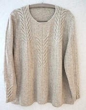 Marchesin Damen Pullover  Gr 46 3XL Wolle Seide Kaschmir
