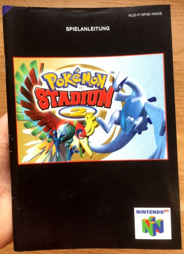Pokémon stadium anleitung - pokÉmon,